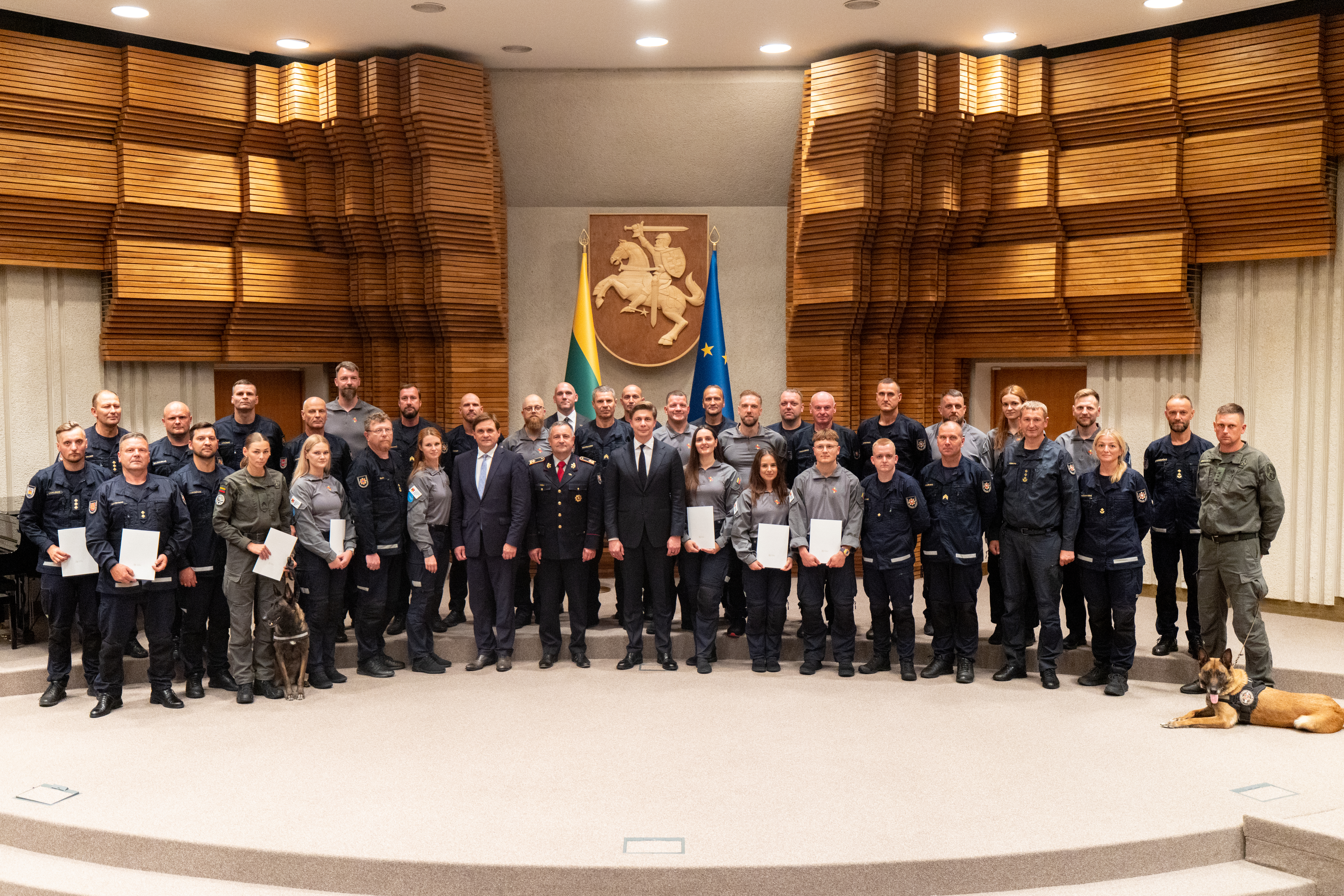 Lietuvos tarptautinės pagalbos komandų susitikimas su LR Ministru Pirmininku